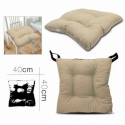 Tradineur - Cojín de 4 Puntos Modelo Siena - Fabricado en Poliéster - funcional que ofrezca soporte y comodidad - 40 x 40 - Colo