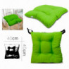 Tradineur - Cojín de 4 Puntos Modelo Siena - Fabricado en Poliéster - funcional que ofrezca soporte y comodidad - 40 x 40 - Colo