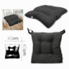 Tradineur - Cojín de 4 Puntos Modelo Siena - Fabricado en Poliéster - funcional que ofrezca soporte y comodidad - 40 x 40 - Colo