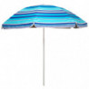 Tradineur - Sombrilla de playa UV 25+ - Fabricado en Poliéster - Ideal para ir a la playa y protegerse del sol - Ø 180 cm - Colo