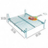 Tradineur - Parrilla Doble para barbacoas - Fabricada en Acero - Fácil Limpieza y Apta para uso alimentario - 30 x 35 cm