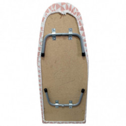 Tradineur - Tabla de Planchar Pequeña - Fabricada en Madera - Soporte para plancha y patas metálicas antideslizantes - 30 x 75 c