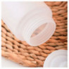 Tradineur - Pack de 2 botellas de plástico rellenables para servir salsas, dispensador de aliño reutilizable, ketchup, mostaza,