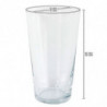Tradineur - Pack de 6 Vasos modelo Toledo - Capacidad de 470 ml (16 oz) - Fabricado en Vidrio - Apto para lavavajillas y microon