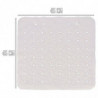 Tradineur - Alfombra de goma antideslizante para baño - Fácil Limpieza - Adherencia y seguridad garantizada en la bañera - 45 x