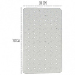 Tradineur - Alfombra de goma antideslizante para baño - Fácil Limpieza - Adherencia y seguridad garantizada en la bañera - 36 x