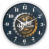 Tradineur - Reloj redondo de pared con números grandes, silencioso, funcionamiento a pilas, minimalista, moderno, decoración, co