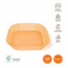 Tradineur - Pack de 50 Moldes de AirFryer de papel - Ideal para freidoras de 3,5 a 5 Litros - Molde antiadherente e impermeable