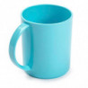 Tradineur - Pack de 4 Tazas Mug - Fabricado en Plástico - Capacidad 350 ml - Apto para microondas y congelador - 11 x 9,7 x 8 cm