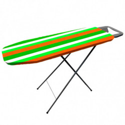 Tradineur - Tabla de Planchar Plegable - Fabricada en Madera - Incluye soporte para plancha y patas metálicas antideslizantes -