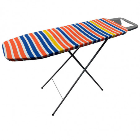 Tradineur - Tabla de Planchar Plegable - Fabricada en Madera - Soporte para plancha y patas metálicas antideslizantes - 33 x 110