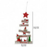 Tradineur - Pack de 2 Colgantes para árbol de Navidad - Fabricado en Madera - Frase grabada en letrero - 24,5 x 13,5 x 0,5 cm -
