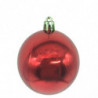Tradineur - Pack de 16 Bolas de Navidad con diseño de giros - Fabricado en Plástico - Cordón Dorado - Decoración de Navidad - Ø