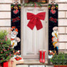Tradineur - Lazo Praga Navideño - Fabricado en Poliéster y Espuma - Decoración Navideña - 54 x 44 cm - Color Rojo