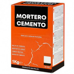 Tradineur - Mortero cemento en polvo, restauración de superficies, reparación de suelos, muros, uso interior y exterior, albañil