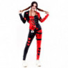 Tradineur - Disfraz de Bad Girl para Adultos - Fabricado en Poliéster - Incluye Top, Pantalón, Chaqueta y Cinturón - Ideal para