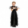 Tradineur - Disfraz de Gótica Infantil (Vestido) para Niños - Fabricado en Poliéster - Incluye Vestido y Cinturón - Ideal para d