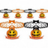 Tradineur - Pack de 2 Guirnaldas de Calabazas para Halloween - Longitud de 2 Metros - Decoración de temporada - Adornos para Hal