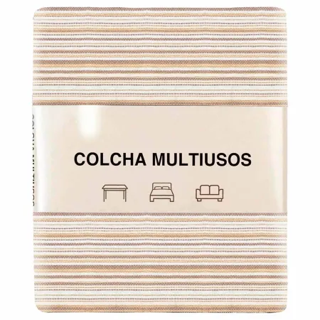 Tradineur - Colcha Multiusos - Fabricada en España - 70% Algodón / 30% Poliéster - Apto para Cama, Muebles y mesas - 270 x 200 c