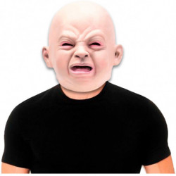 Tradineur - Máscara de Bebé - Fabricado en Látex - Complemento para disfraces -  Ideal para disfrutar de Halloween y carnaval -