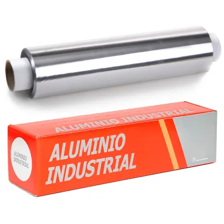 Tradineur - Rollo de papel Industrial de aluminio para la cocina - Fabricado en España - Uso Alimentario - Longitud de 30 Metros
