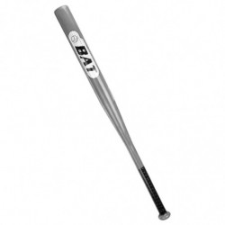 Tradineur - Bate de béisbol de aluminio, agarre antideslizante, entrenamientos, prácticas, deporte, aire libre, adolescentes, ad
