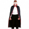 Tradineur - Capa de vampiro para adultos de 140 cm - Fabricado en poliéster - Ideal para disfrutar de Halloween y carnaval - Col