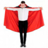 Tradineur - Capa de vampiro para adultos de 140 cm - Fabricado en poliéster - Ideal para disfrutar de Halloween y carnaval - Col