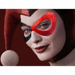 Tradineur - Antifaz bicolor para Carnaval - Complemento para carnaval, Halloween y celebraciones - Color Negro / Rojo