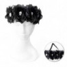 Tradineur - Cinta para pelo con rosas negras y calaveras, poliéster y plástico, complemento para disfraz de carnaval, Halloween,