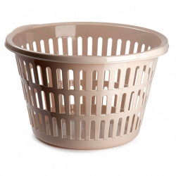 Tradineur - Cesta Redonda para Ropa Pastel - Fabricado en Plástico - Ideal para el almacenamiento y organización de la ropa - Ø