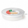 Tradineur - Pack de 2 Fiambreras Redondas para tortillas - Capacidad de 2 Litros - Fabricado en plástico - Apto para microondas