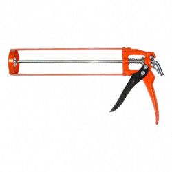 Tradineur - Pistola para cartucho de Silicona - Tamaño aprox.: 330 mm - Fabricado en Hierro y aluminio - Diseño ergonómico - Ref