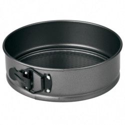 Tradineur - Molde redondo desmontable de acero, antiadherente, recipiente para horno, tartas, postres, repostería - Ø 20 cm