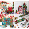 Tradineur - Pack de 5 rollos de papel de regalo, modelo Black & White, láminas para envolver regalos de cumpleaños, Navidad, 70