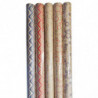 Tradineur - Pack de 5 rollos de papel kraft de regalo, modelo Zig Zag y Burbujas, láminas para envolver regalos de cumpleaños, N