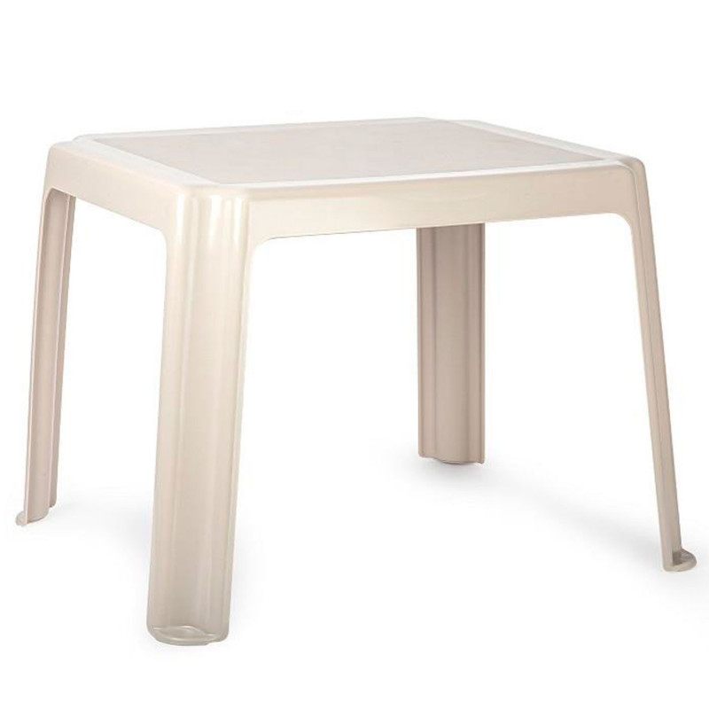 Tradineur - Mesa auxiliar de plástico, mesita baja, niños, polipropileno, estructura sólida, interior y exterior, salón, jardín, Tradineur - Mesa auxiliar de plástico, mesita baja, niños, polipropileno, estructura sólida, interior y exterior, salón, jardín,