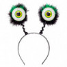 Tradineur - Pack de 2 Diademas de Ojos Saltones - Fabricado en Plástico y Poliester - Complemento para carnaval, Halloween, cosp