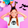 Tradineur - Diadema de botas de bruja multicolor - Fabricado en Plástico y Poliéster - Complemento para carnaval, Halloween, cos