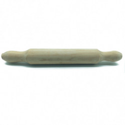Tradineur - Rodillo de madera para cocina y repostería - Fabricado en Madera - Cocina artesanal - Diseño ergonómico - 34 x 5 cm