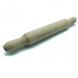 Tradineur - Rodillo de madera para cocina y repostería - Fabricado en Madera - Cocina artesanal - Diseño ergonómico - 50 x 5 cm