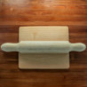 Tradineur - Rodillo de madera para cocina y repostería - Fabricado en Madera - Cocina artesanal - Diseño ergonómico - 50 x 5 cm