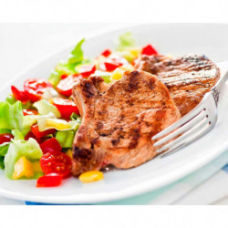 Tradineur - Asadora grill de aluminio, plancha, sartén cuadrada con mango, válida para inducción, antiadherente, libre de PFOA (