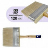 Tradineur - Paletina canaria para pintar, brocha plana y ancha, mango de madera, suave, uso universal, esmaltar, lacar, barnizar