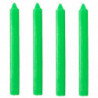 Tradineur - Pack de 4 velas alargadas, cirios de mesa cilíndricos, parafina y mecha de algodón, sin perfume, rituales y ceremoni