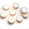 Tradineur - Pack de 100 velas de té con aroma neutro, tealights, tiempo de combustión: 4,5 horas, decoración del hogar (Blanco -