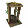 Tradineur - Figura de pozo para belén - Fabricado en Corcho - Adorno divertido para nacimiento, Navidad, decoración tradicional