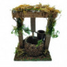 Tradineur - Figura de pozo para belén - Fabricado en Corcho - Adorno divertido para nacimiento, Navidad, decoración tradicional
