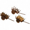 Tradineur - Figura de carro para belén - Fabricado en Plástico -  Adorno divertido para nacimiento, Navidad, decoración tradicio