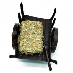 Tradineur - Figura de carro para belén - Fabricado en Plástico -  Adorno divertido para nacimiento, Navidad, decoración tradicio